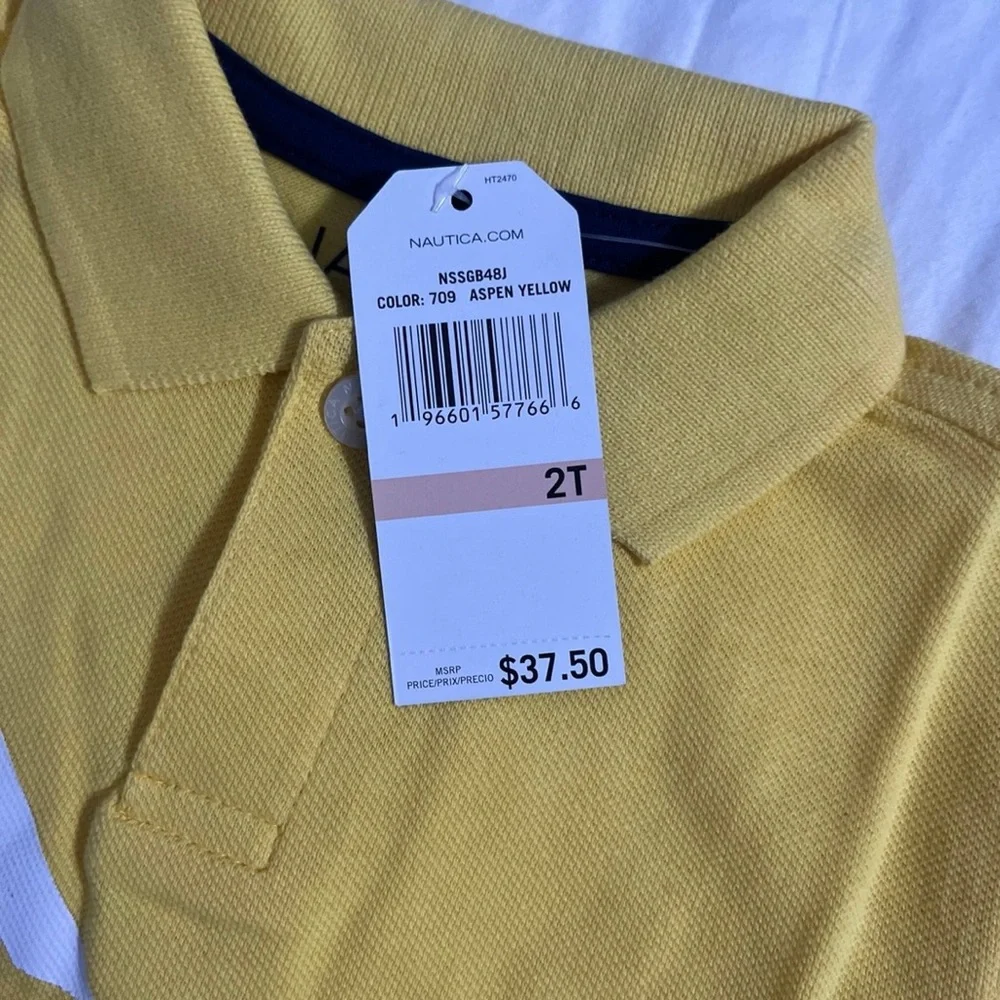 Nautica Kids Polo in Vibrant Yellow